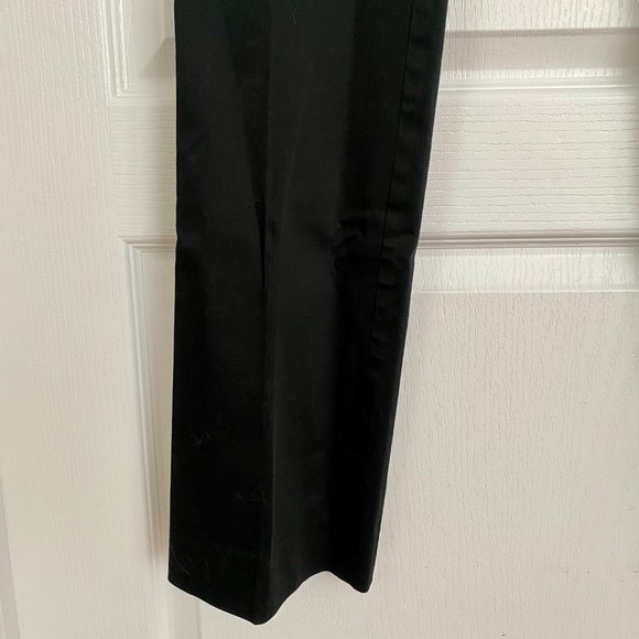 Zara Black Cotton Suit Set - Single Breasted Jacket and Trousers Size Small / 6 - Picture 8 of 13